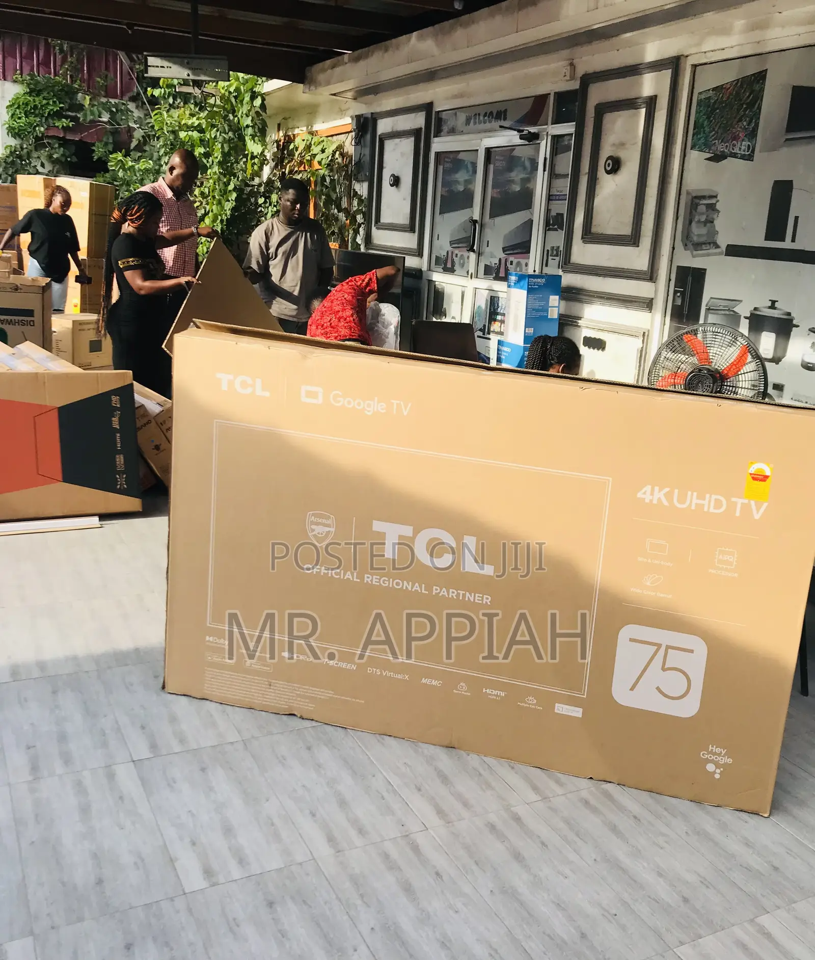 Original TCL 75p755 75” Ultra Hd Smart Electric Tv.