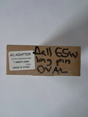 Original and Brand-New Dell Oval Big Pin 65W Laptop Charger
