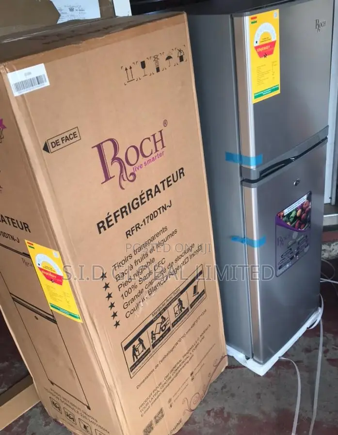 Freshness With Roch 138L Double Door Fridge (RFR-170DT-J)