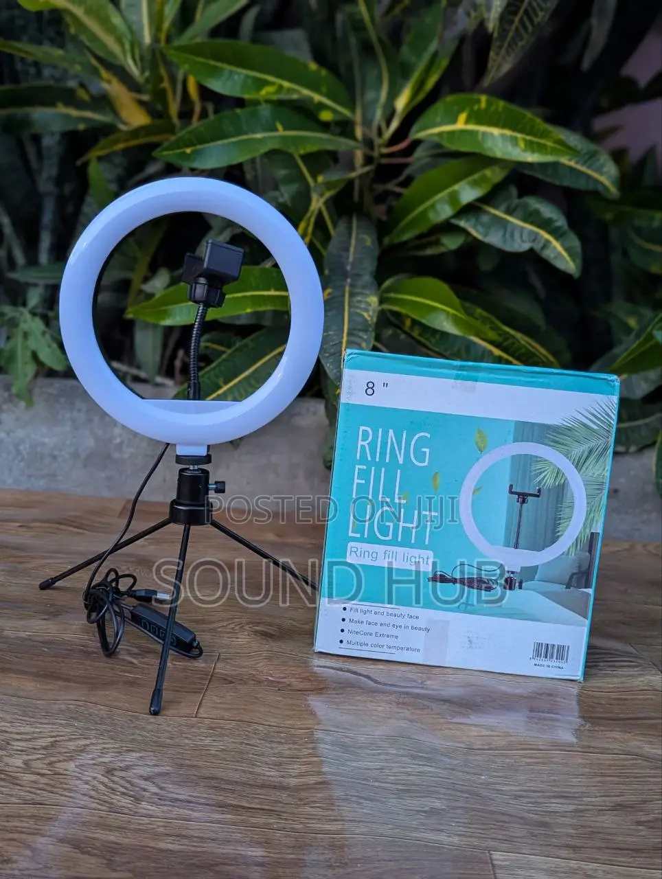 8'' Ring Light Phone Tripod Stand Led Light Selfie Stick