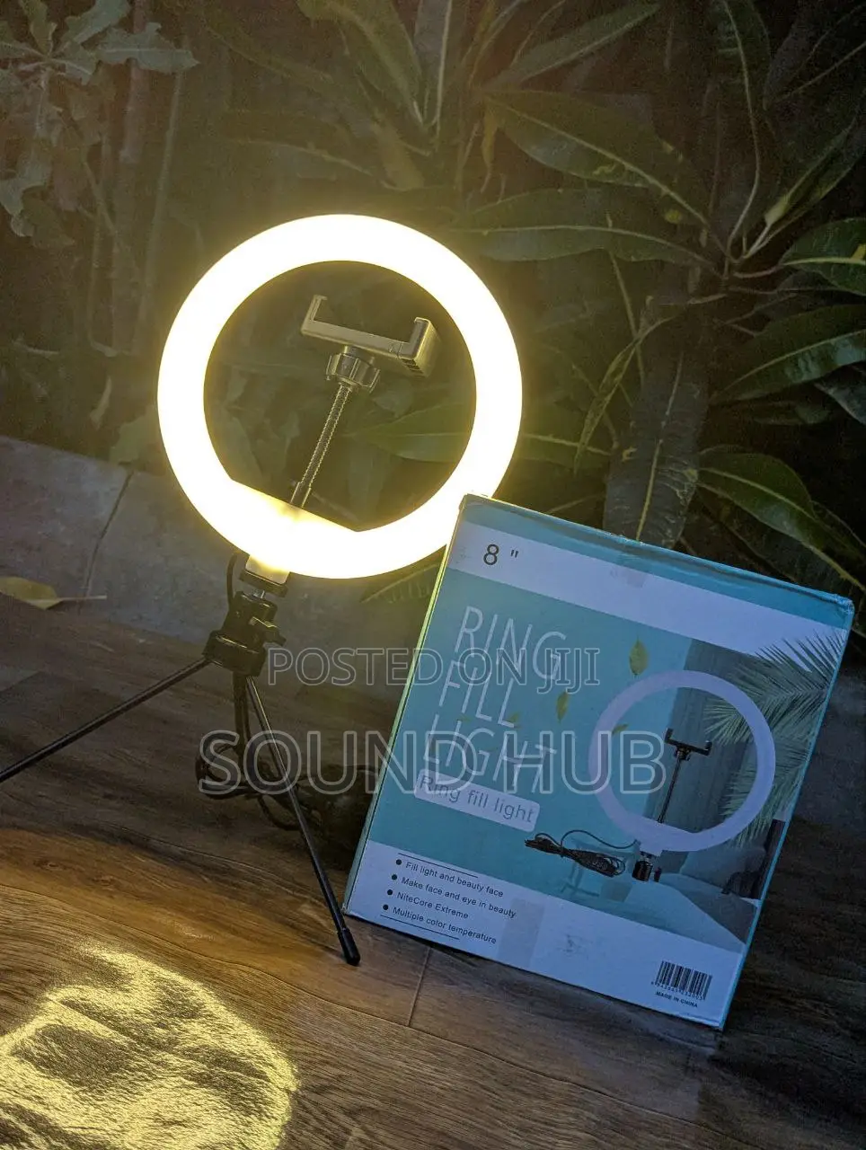8'' Ring Light Phone Tripod Stand Led Light Selfie Stick