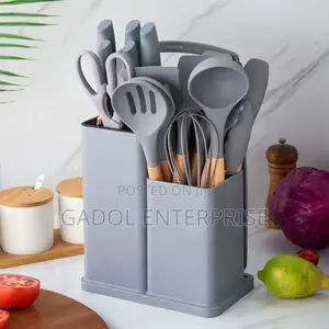 19 Pieces Silicone Ladle Set