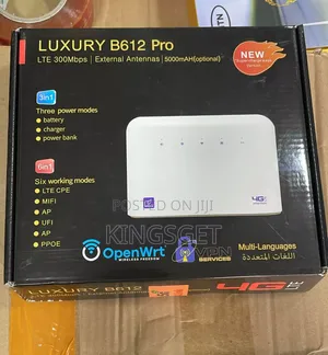 Luxury 4G Router B612 Pro Takes All Sim Cards