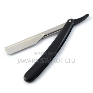 Shaving Straight Razor Throat Cut Stainless Steel Head