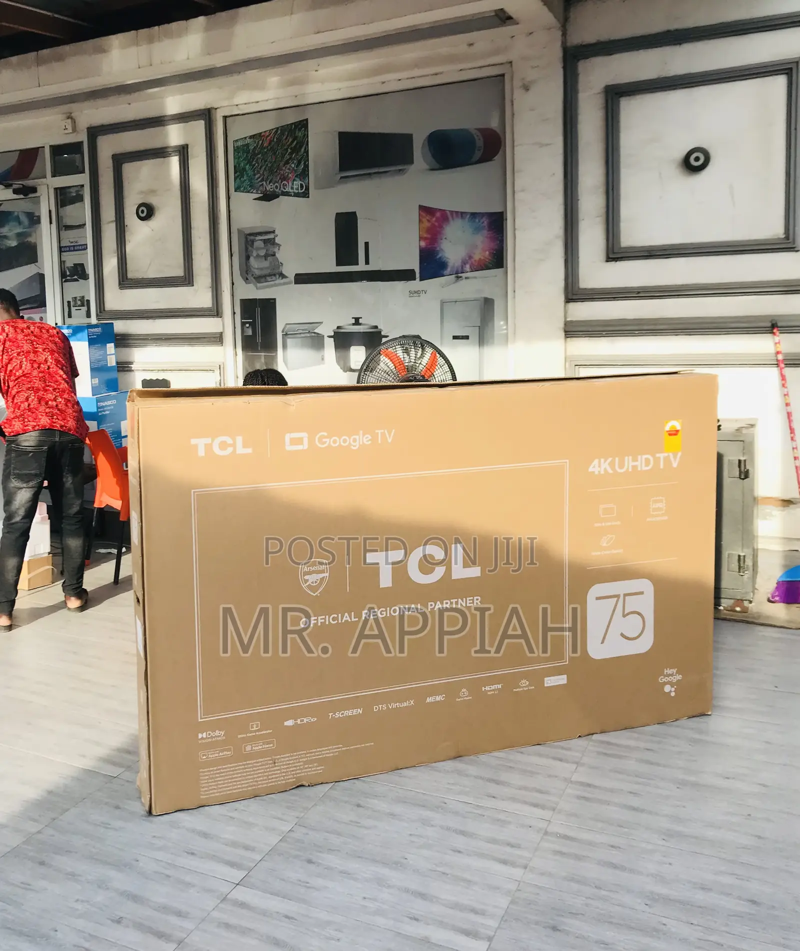 Quality TCL 75p755 75” Ultra Hd Smart Google Tv.