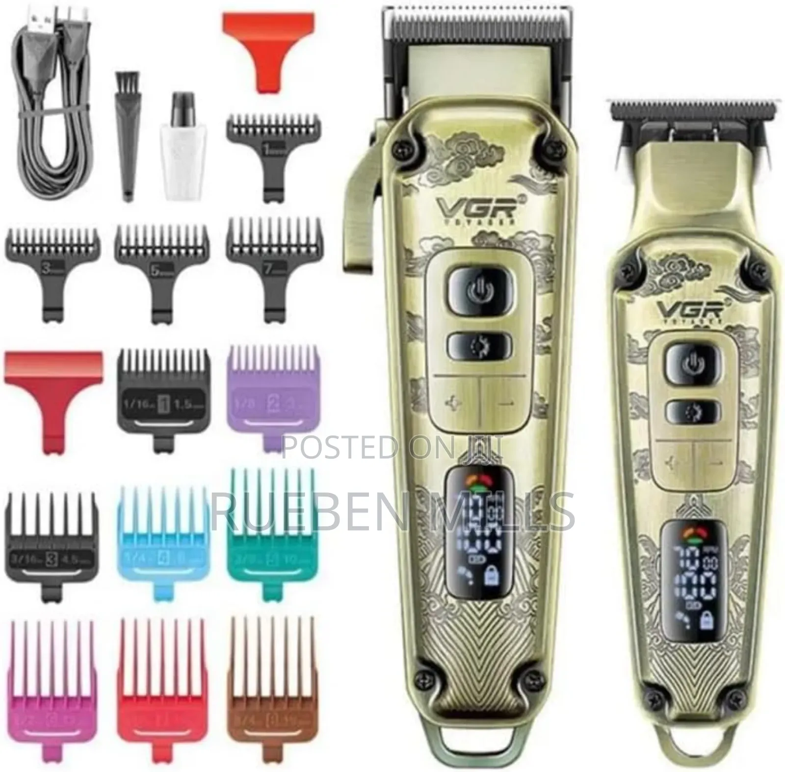 VGR V643 Ultra Premium 2 in 1 Barbering Machine Hair Clipper