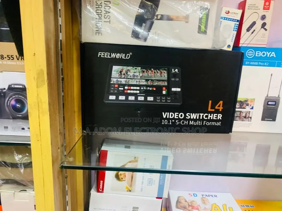 Compact Live Production Solution With L4 Video Switcher