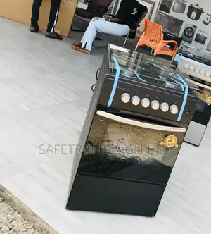 Sleek Quality 50/50 Oven Volcano 4 Gas Cooker