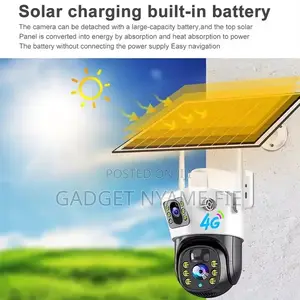 4G SIM Card Solar Powered CCTV Camera