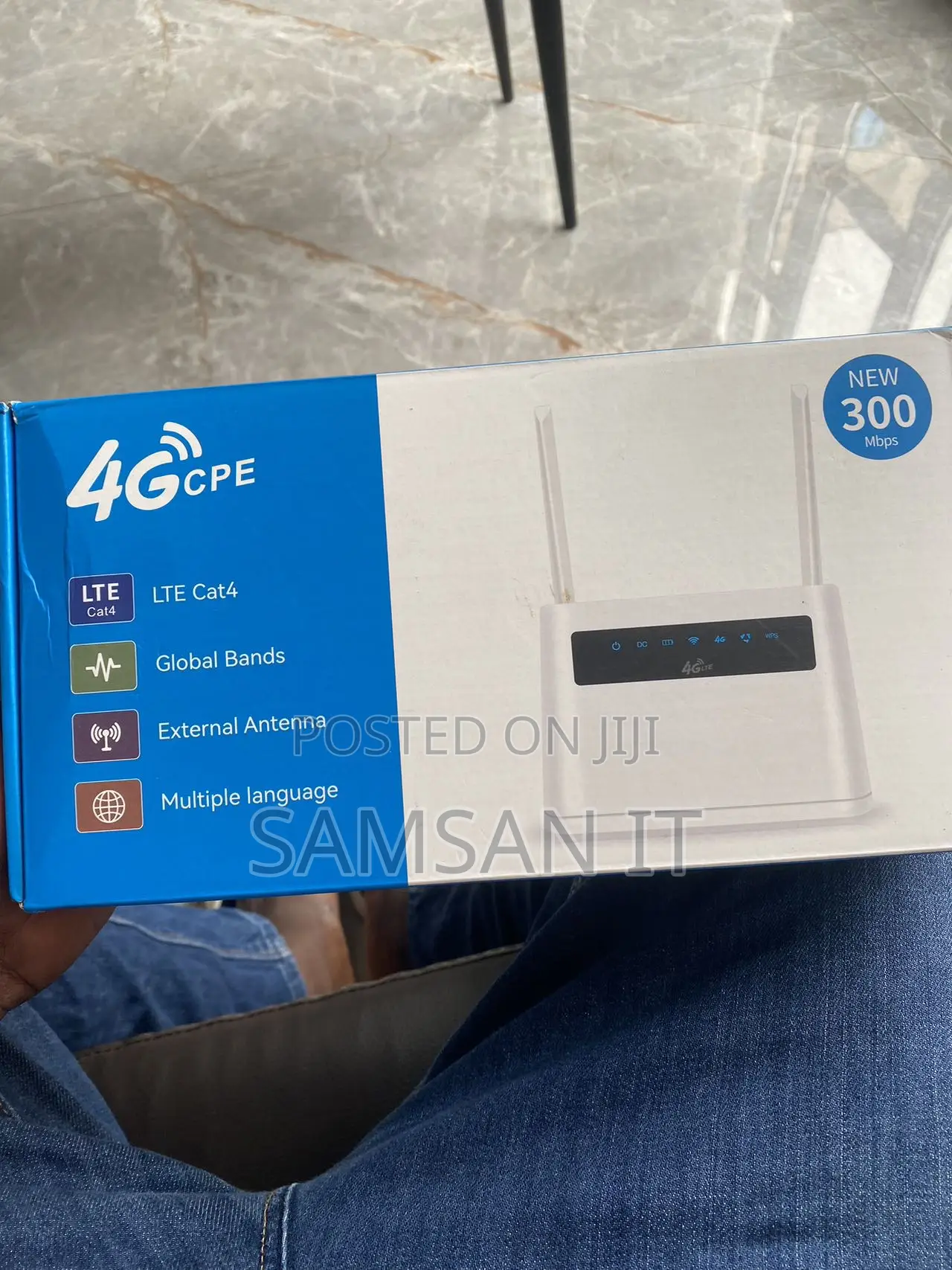 Universal Unlocked 4G Router Modem + Inbuilt Battery