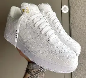 All White Lv Lancet Airforce 1