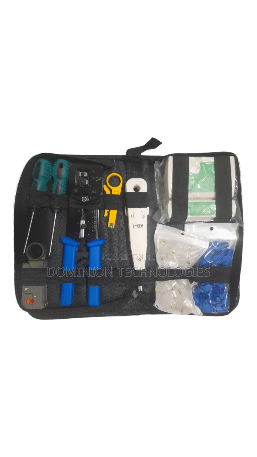 Network Tools Kit 20pcs Pass Through Crimping Tool Inside
