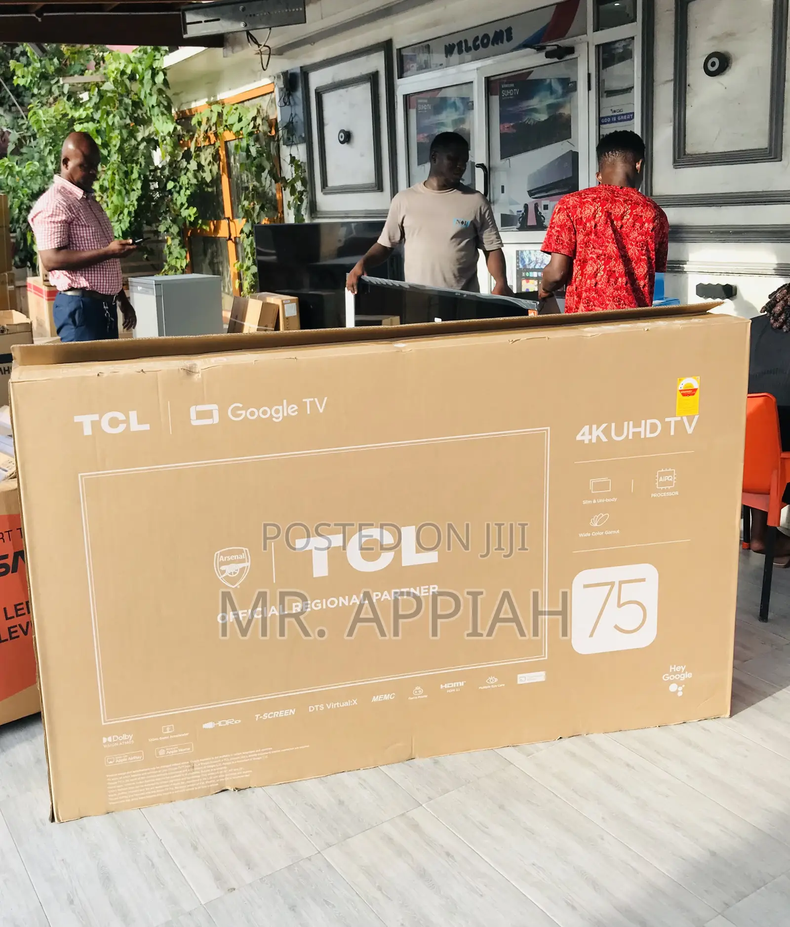 Newly in Stock TCL 75p755 75” HDR Smart Television.