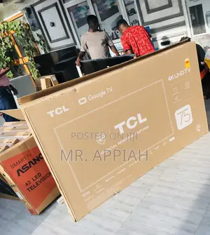 Energy Efficient TCL 75p755 75” HDR Smart Google Tv.