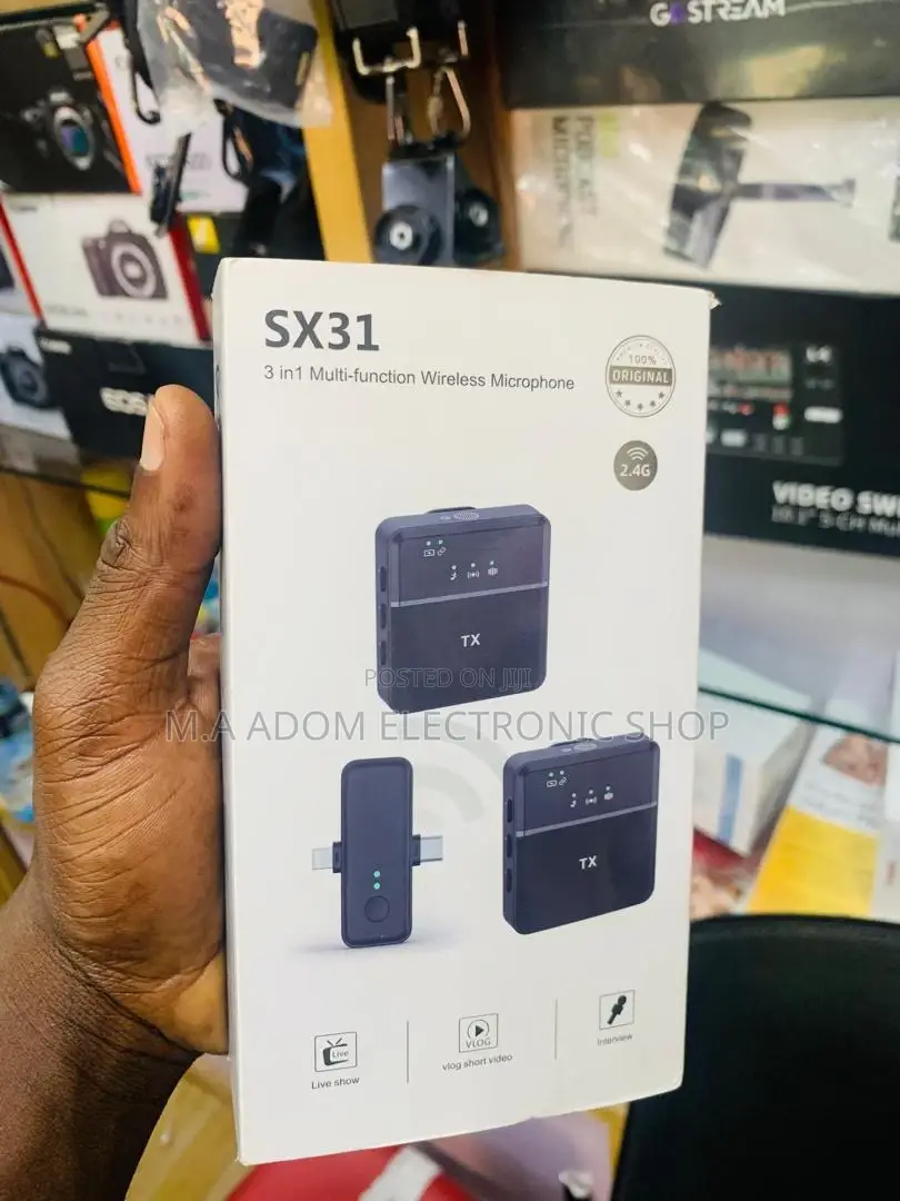 Original SX31 3in1 Multifunction Wireless Microphone