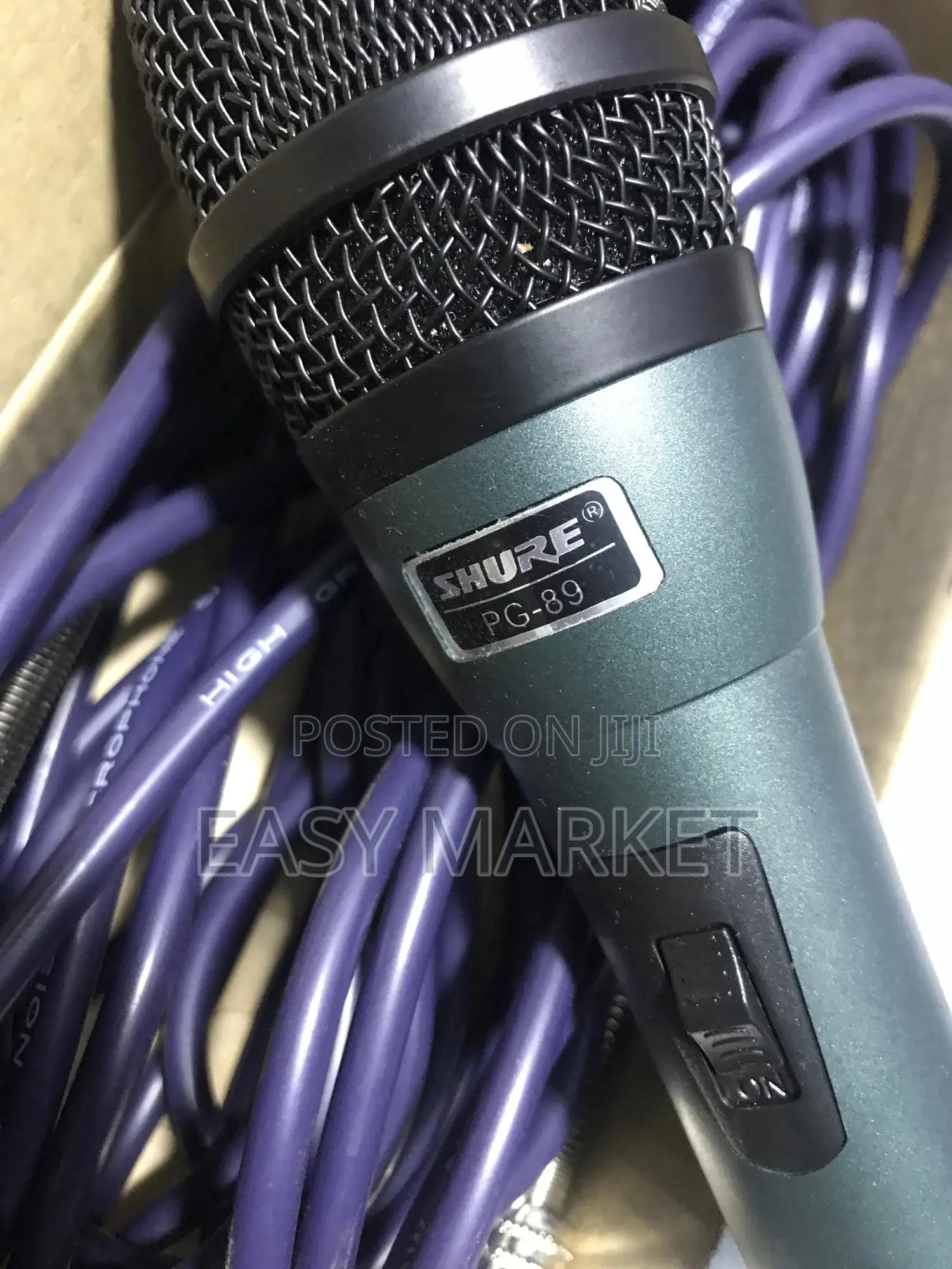 Powerful Shure Cord Mics