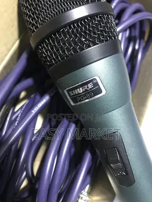 Powerful Shure Cord Mics