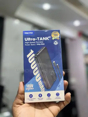 Original Tecno 10,000 Powerbank