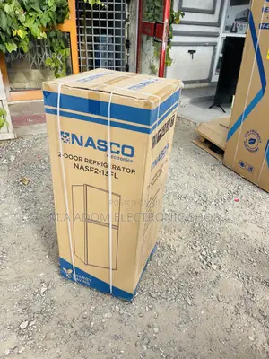 Energy Efficient Nasco Nas2-13fl 2 Door Electric Fridge.