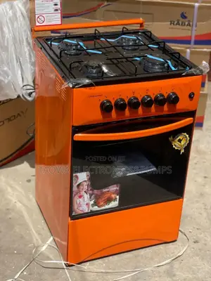 Orange Color, 4 Burner 50X50 Gas Cooker