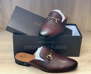 Frank Perry Leather Half Shoe Brown