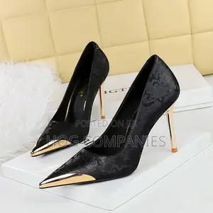 Glittering Pencil Heels