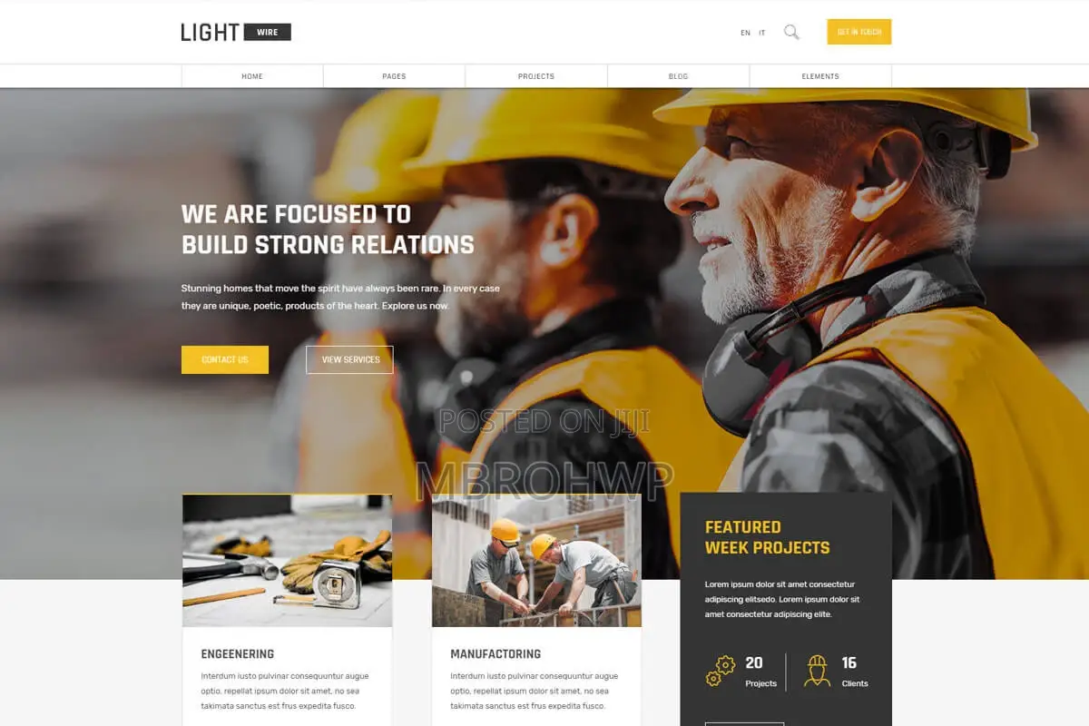 Get Website for Your Real Estate and Construction Company