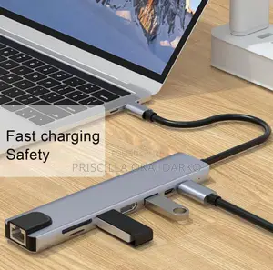 Type C to HDTV 8 in 1 Expansion Dock Station