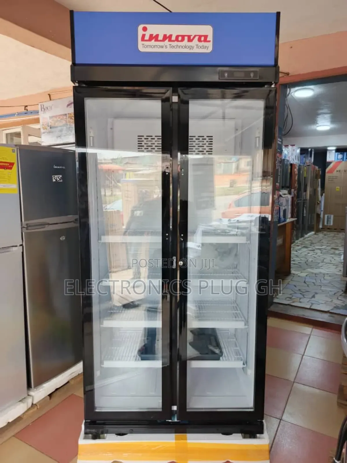 Innova 550 Litres Double Door Display Fridge
