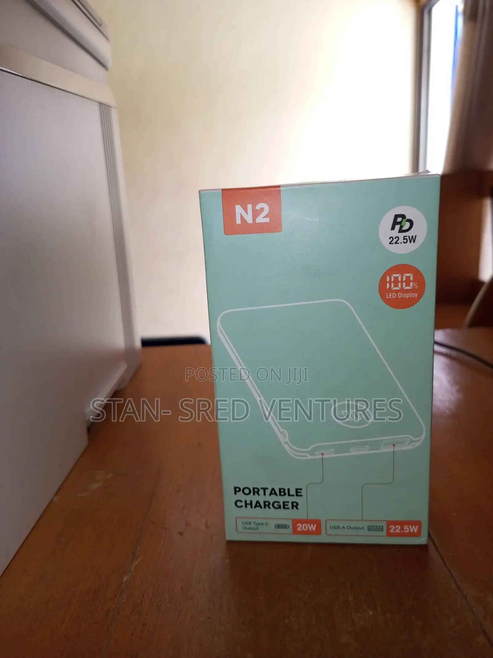 Portable Charger Pd 22.5w Brand N2 100% Led Display