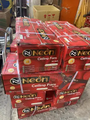 Original Neon Ceiling Fan Long