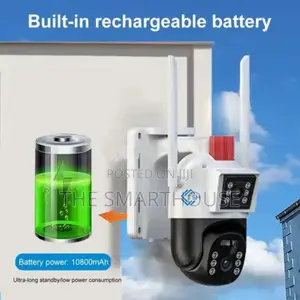 TSH 4g Solar Dual Lens CCTV (Support All Network in Ghana)