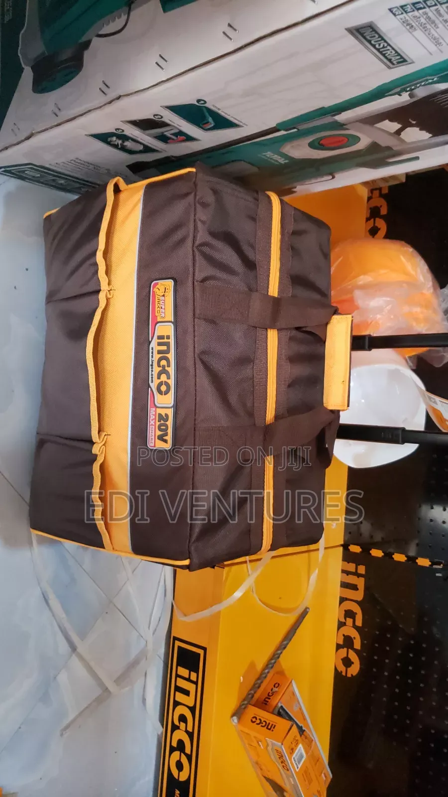 Ingco 5pcs Cordless Industrial KIT 20V +Battery-Ckli2058