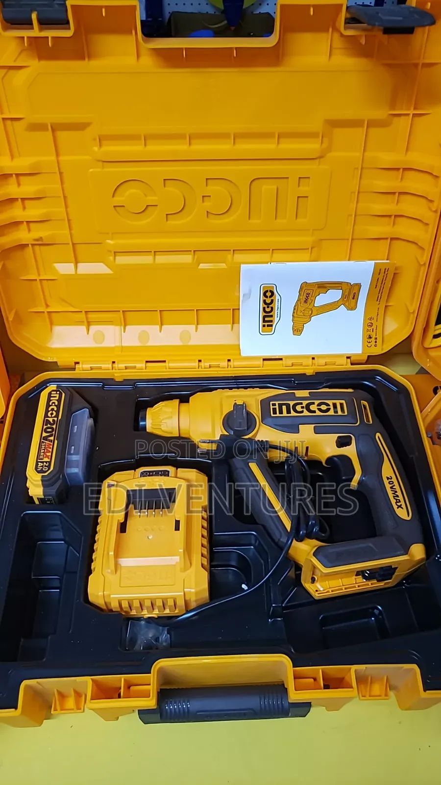 Ingco Cordless Rotary Hammer Crhli20168