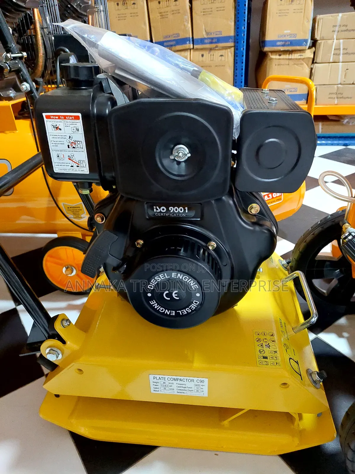 Diesel Plate Compactor