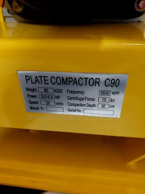 Diesel Plate Compactor