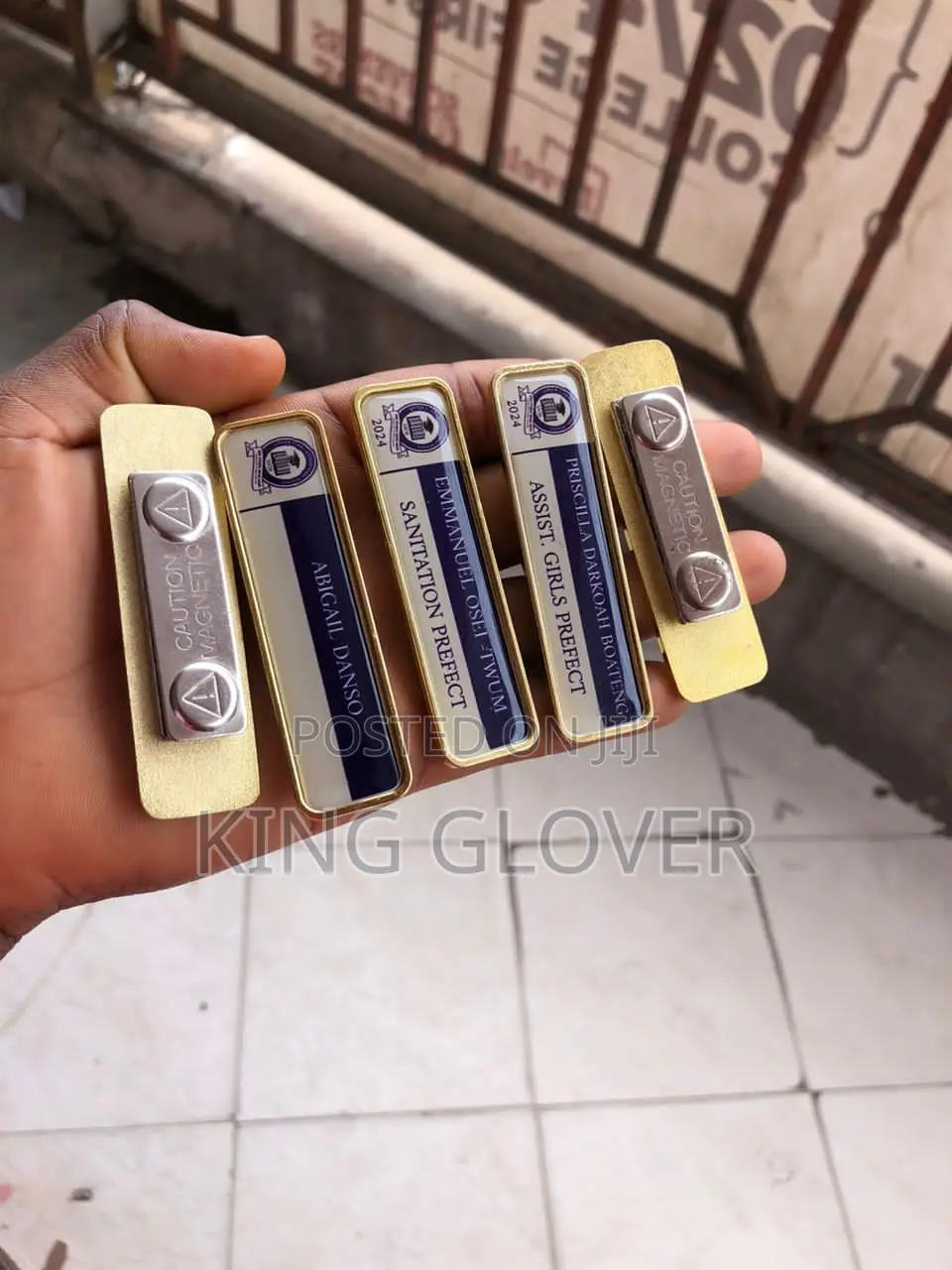 Magnetic Name Tag