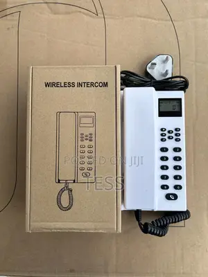 Telephone Wireless Intercom With Screen Display.