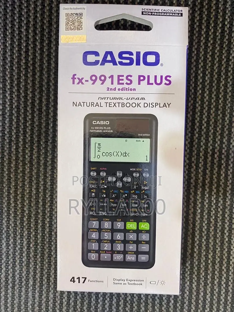 Original Scientific Calculator 2nd Edition Casio