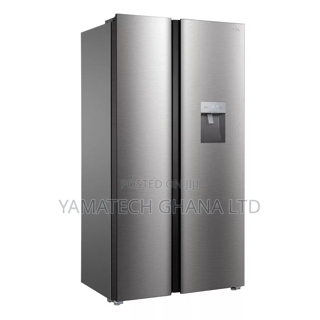TCL Side by Side Fridge With Dispenser - 508litres-P520sbn