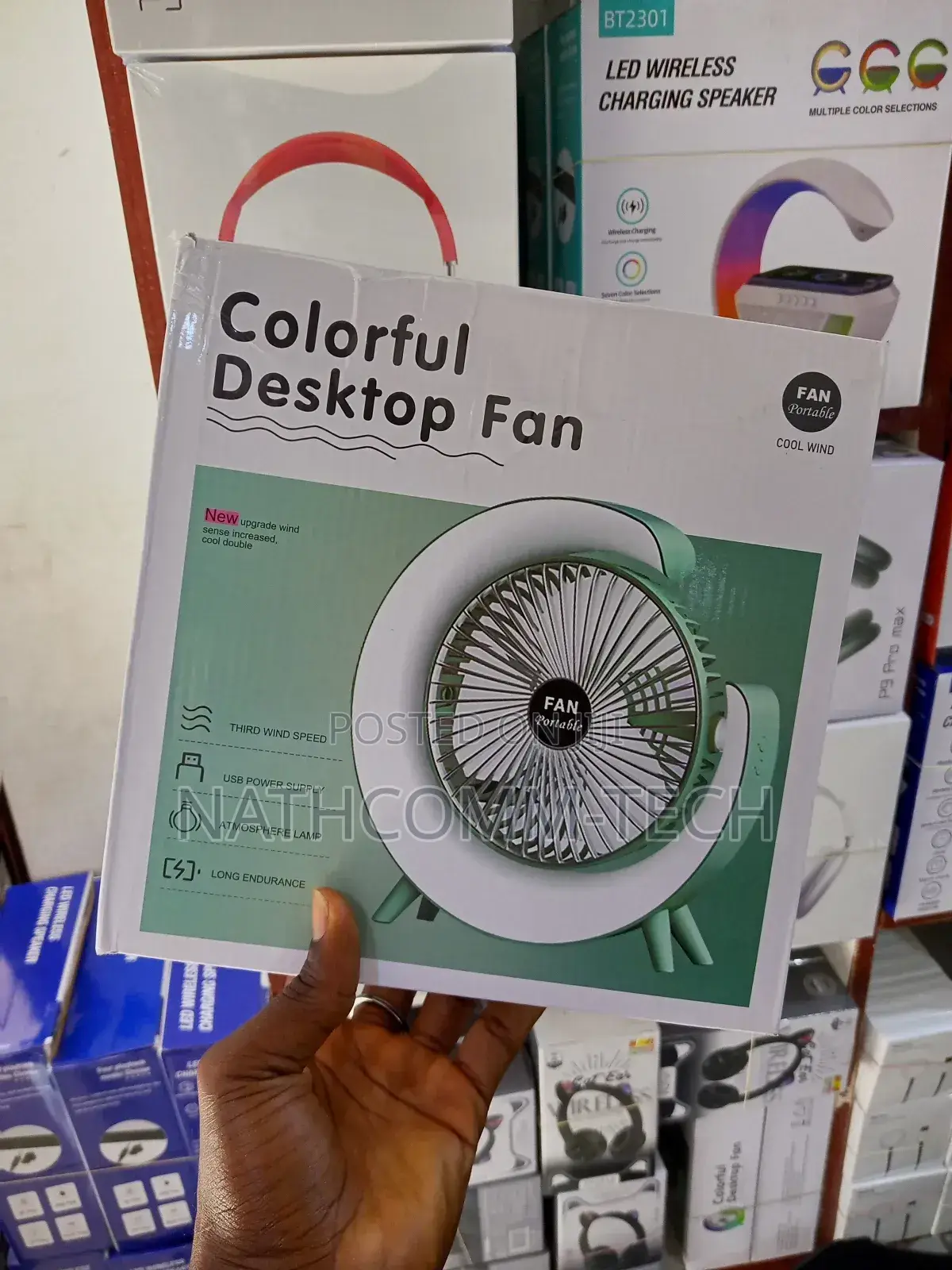 Colorful Desktop Fan