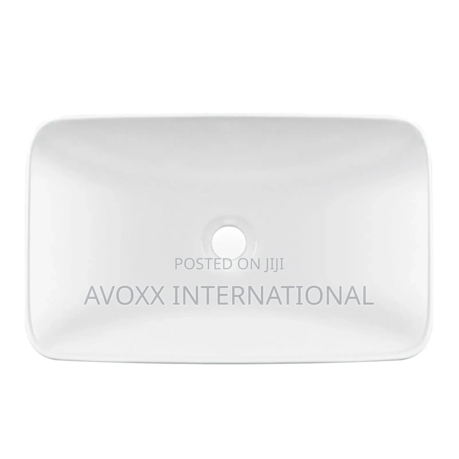 ALLY 12" Rectangular Drop-in Bathroom Sink ,Ceramic