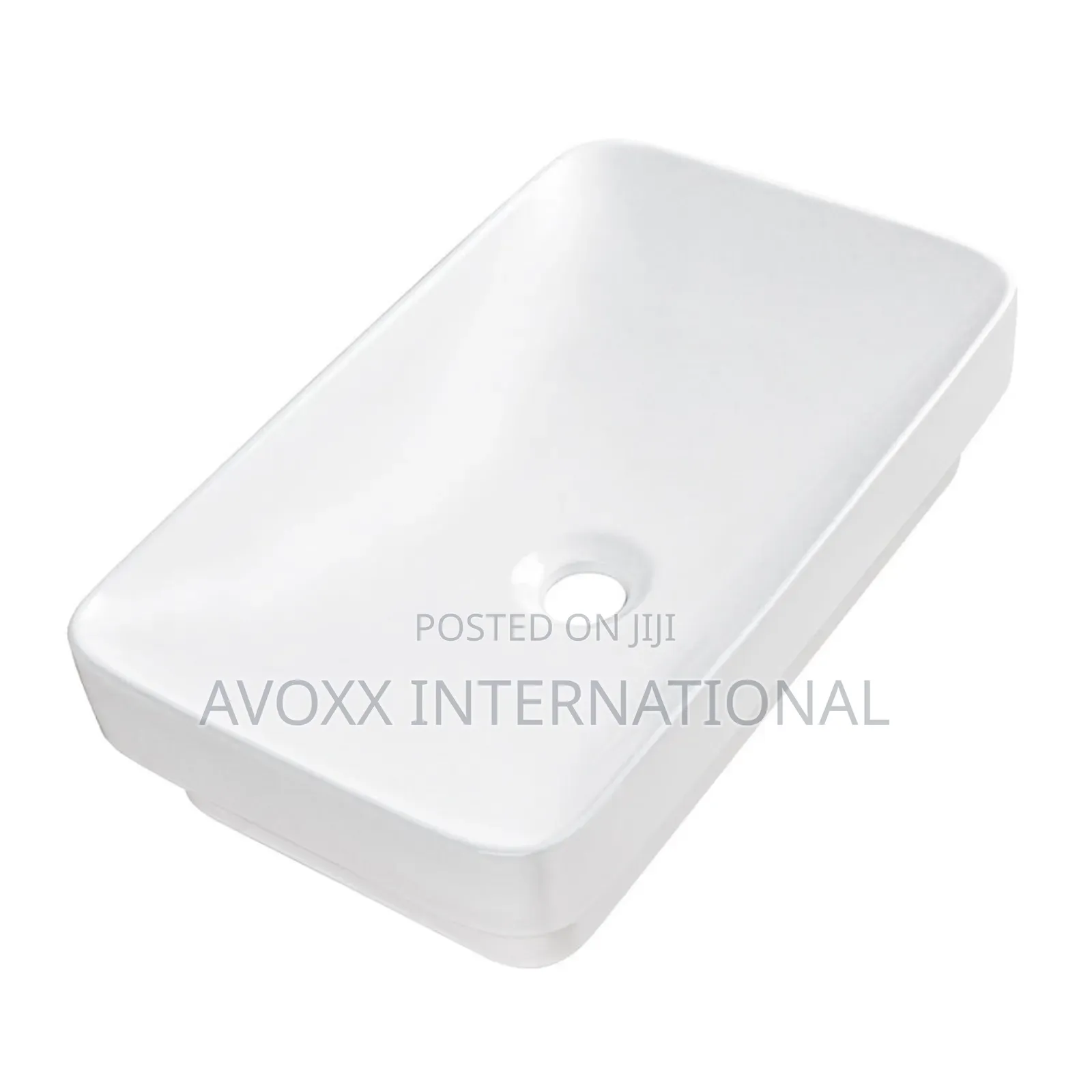 ALLY 12" Rectangular Drop-in Bathroom Sink ,Ceramic