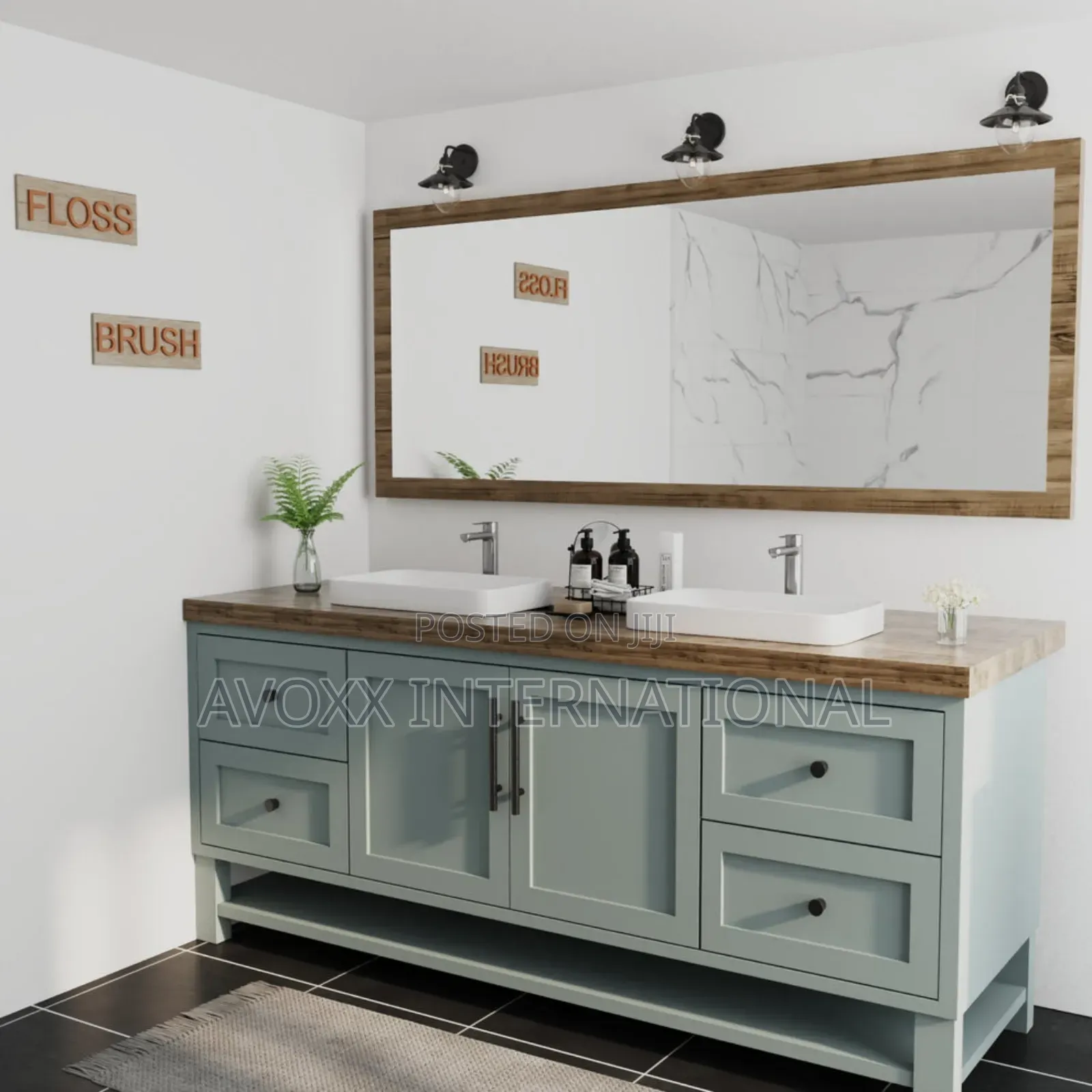 ALLY 12" Rectangular Drop-in Bathroom Sink ,Ceramic
