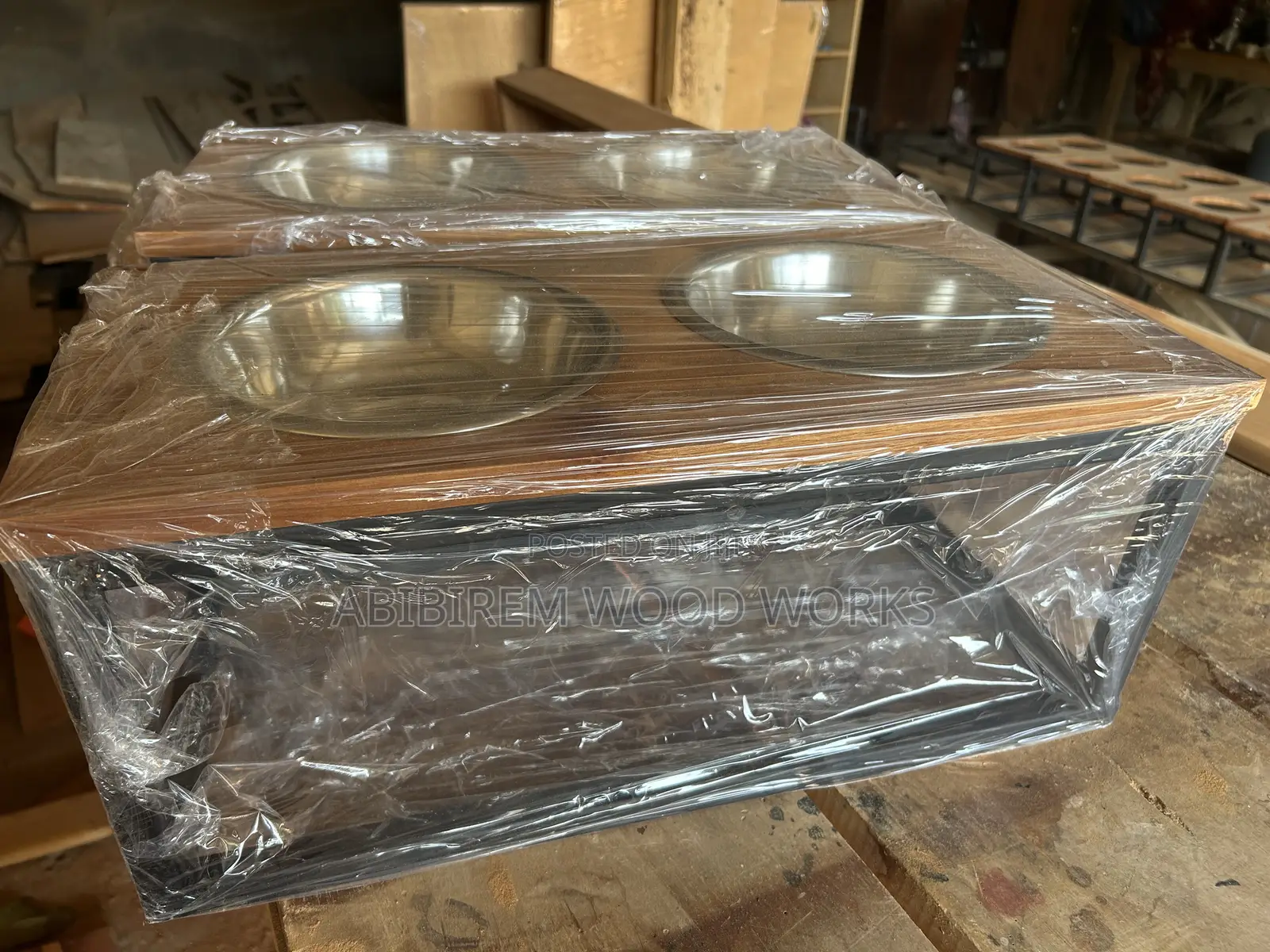 Indoor and Outdoor Pet Dog Feeder