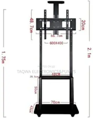 Colorblack 1700 TV Stand