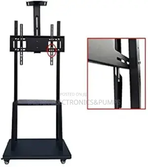 Anti Rust 32 To75 Mobile TV Stand