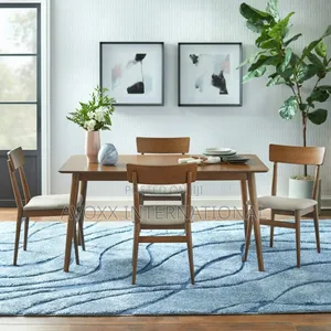 TMS Newington Indoor Dining Chair, Set of 2 ,Walnut/Mocha