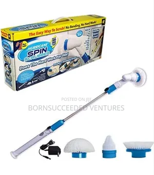 Plastic Electric Spin Scrubber Machine Floor Bathroom