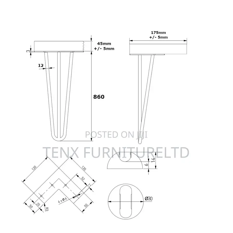 Console Table ( Solid Wood )